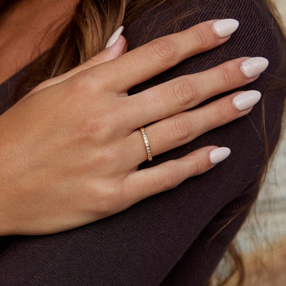 Timeless Beauty Gold-Tone Crystal Ring