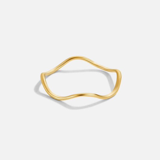 Tina Gold-Tone Stack Ring