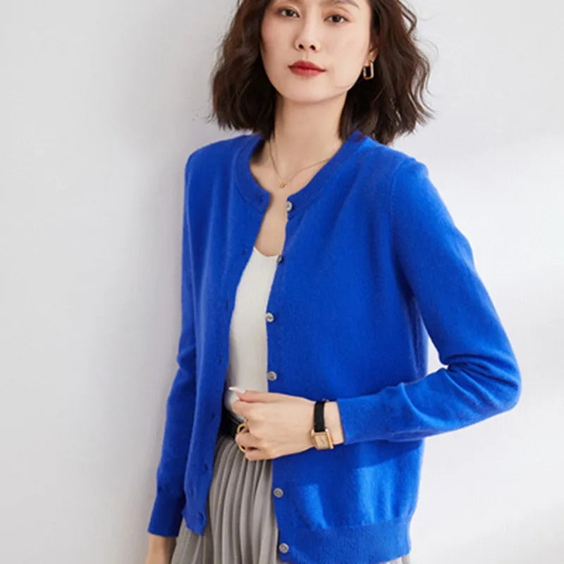 O Neck Knitted Sweater