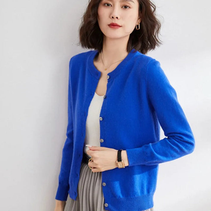 O Neck Knitted Sweater