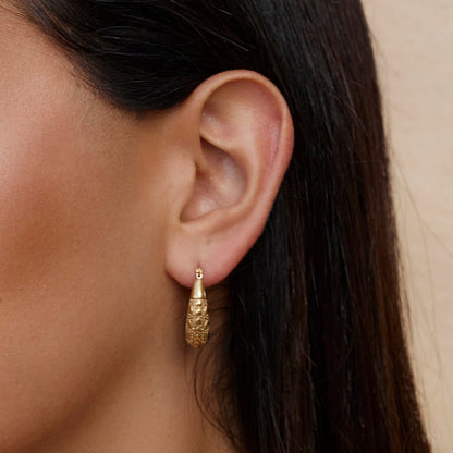 Vintage Gold-Tone Cleofe Earrings