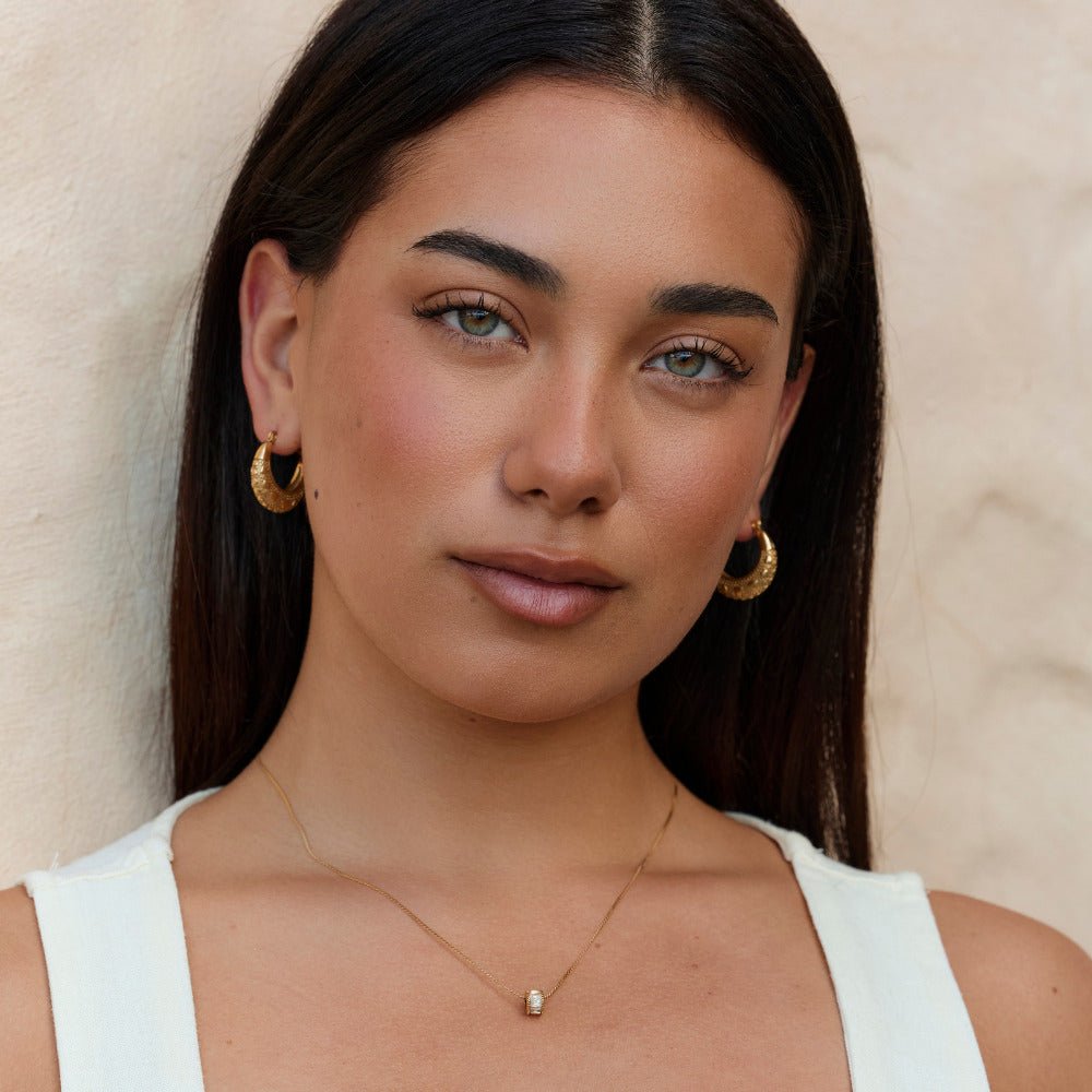 Vintage Gold-Tone Cleofe Earrings
