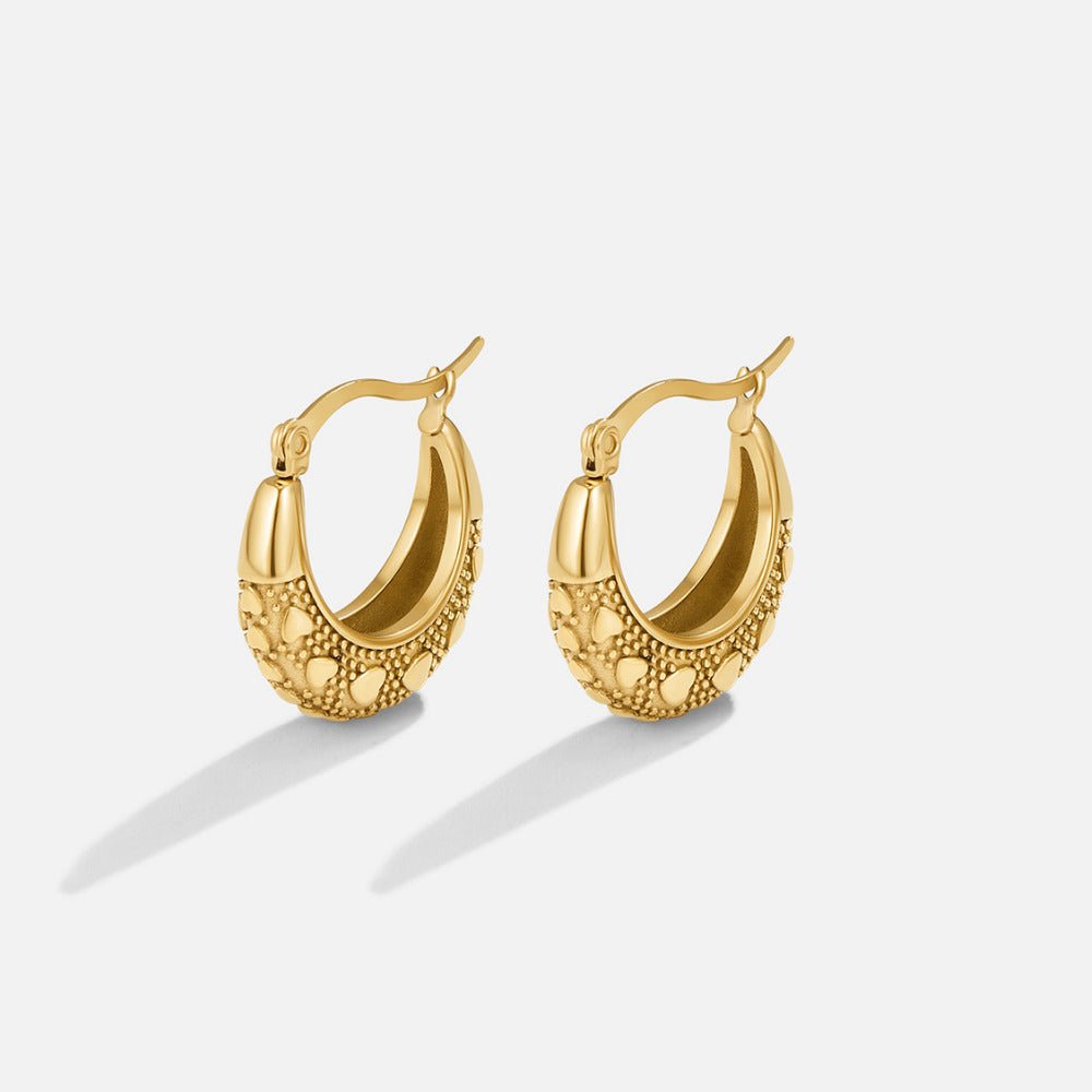 Vintage Gold-Tone Cleofe Earrings
