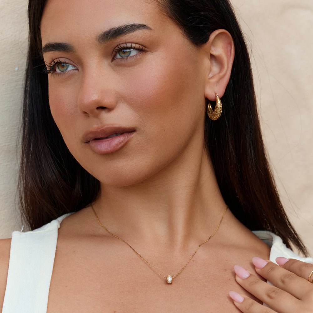 Vintage Gold-Tone Cleofe Earrings