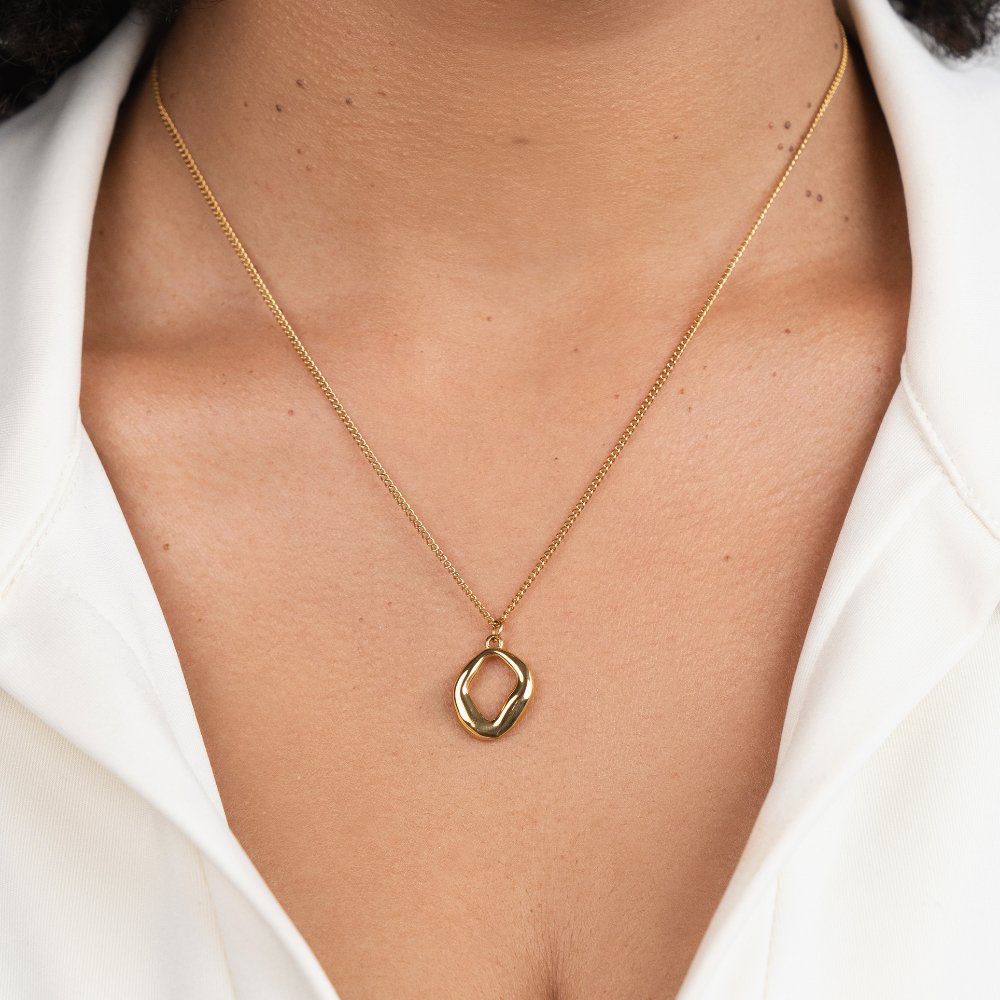 Zola Geometric Gold-Tone Necklace